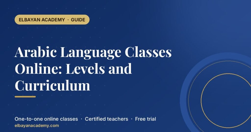 Arabic Language Classes Online: Levels and Curriculum 5 Arabic Language Classes Online: Levels and Curriculum