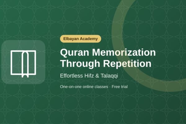 Quran Memorization Through Repetition (Effortless Hifz & Talaqqi)