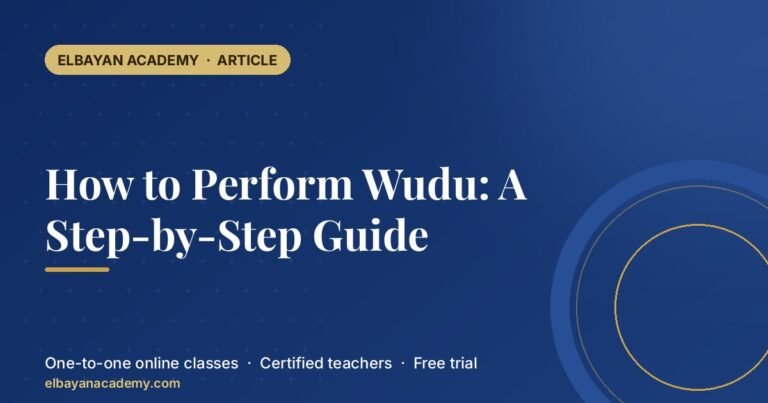 How to Perform Wudu: A Step-by-Step Guide 4