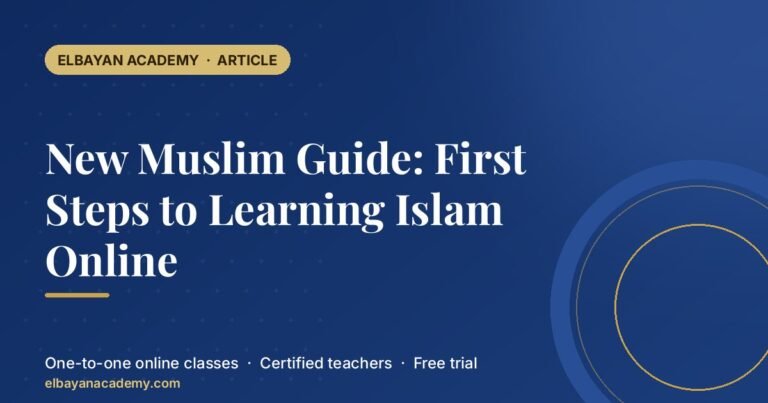 New Muslim Guide: First Steps to Learning Islam Online